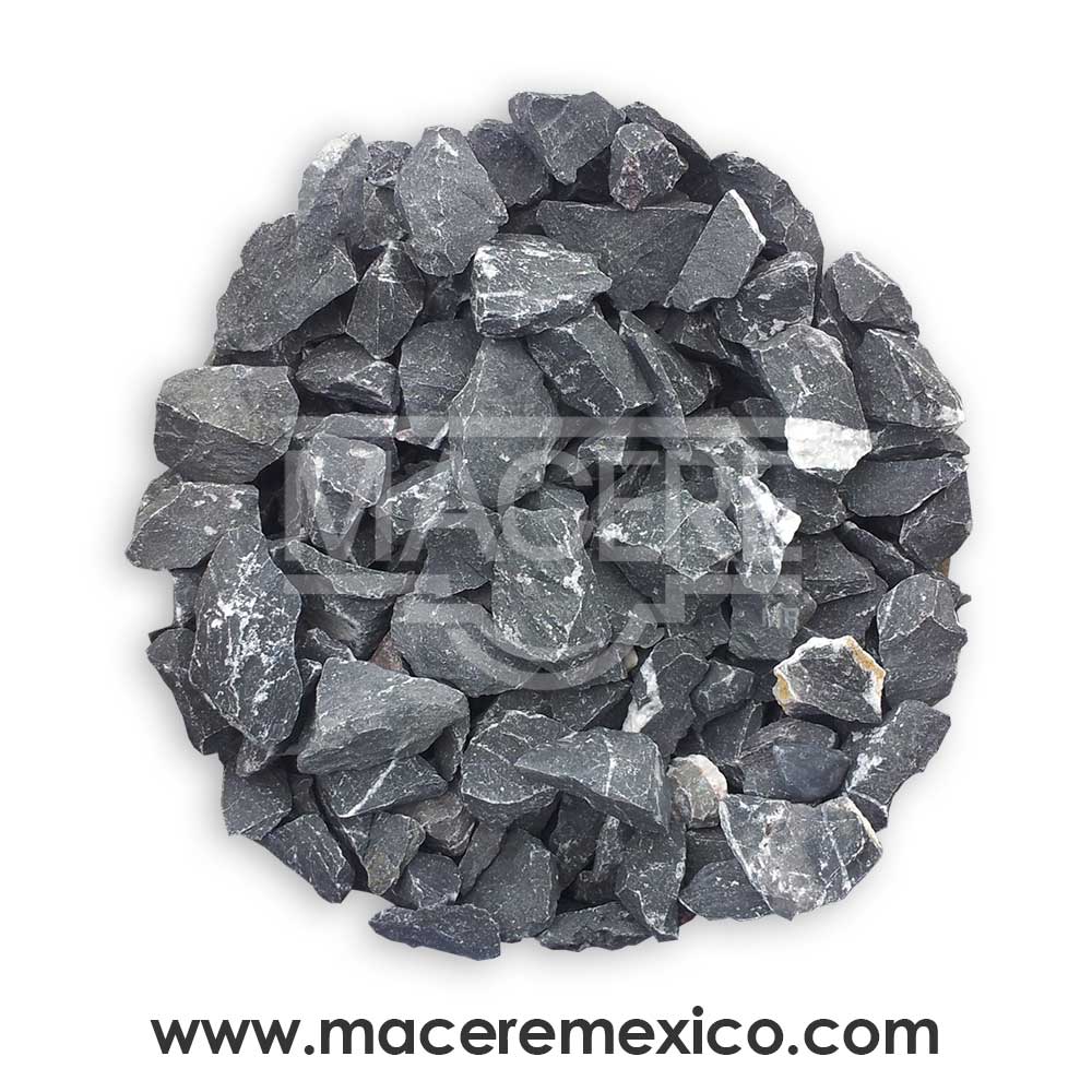 Piedra de Mármol Negra | Grano 4-5