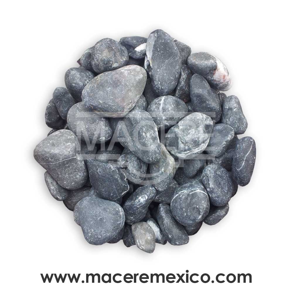 Piedra de Mármol Negra | Canica